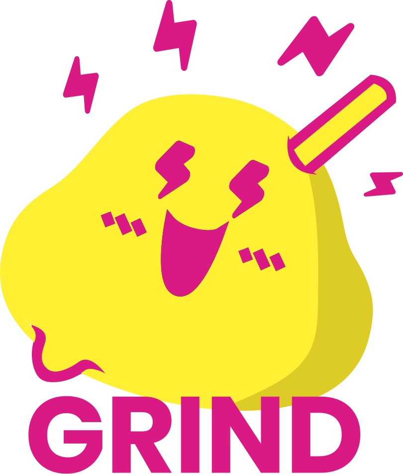Grind mood character